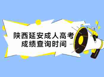 陜西延安成人高考成績(jī)查詢時(shí)間