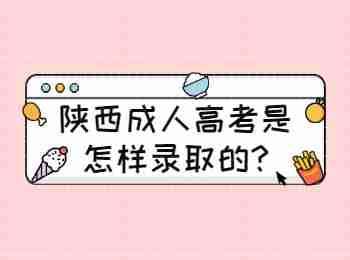 陜西成人高考是怎樣錄取的?