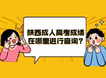 陜西成人高考成績?cè)谀睦镞M(jìn)行查詢?