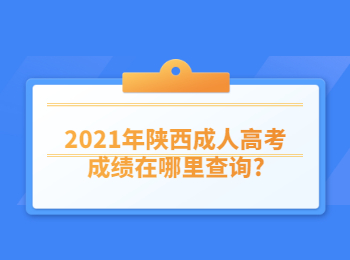 2021年陜西成人高考成績(jī)?cè)谀睦锊樵?xún)?