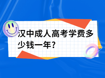 漢中成人高考學費多少錢一年