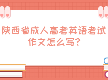 陜西省成人高考英語考試作文怎么寫