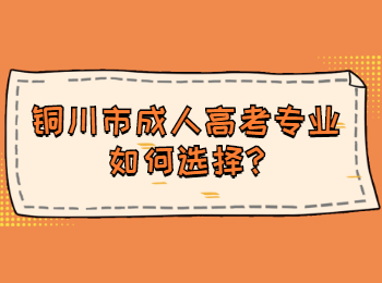 銅川市成人高考專業(yè)如何選擇