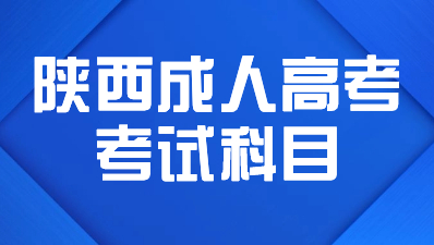 2024年陜西成人高考考試科目考什么內(nèi)容？