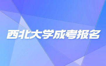 2024年西北大學成考報名時間是什么時候？