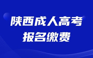 2024年陜西成人高考報名繳費查詢方法？